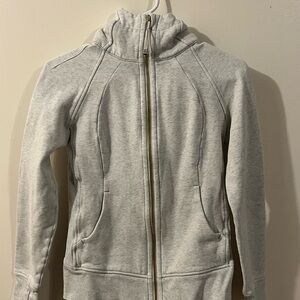 Lululemon scuba hoodie gold light cotton full zip